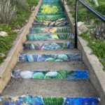 Stairs painted in art